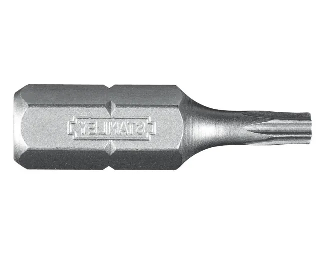 Silver drill bit with a brand logo on a white background