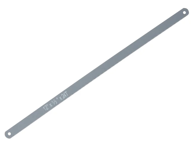 Metallic strip with dimensions on a white background