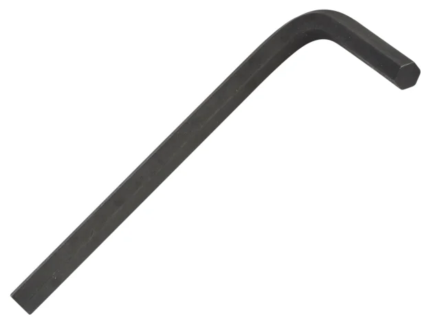 Black Allen wrench on a white background