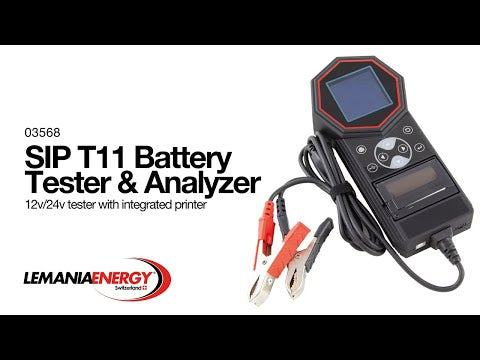 SIP T11 12v/24v Battery Tester & System Analyzer