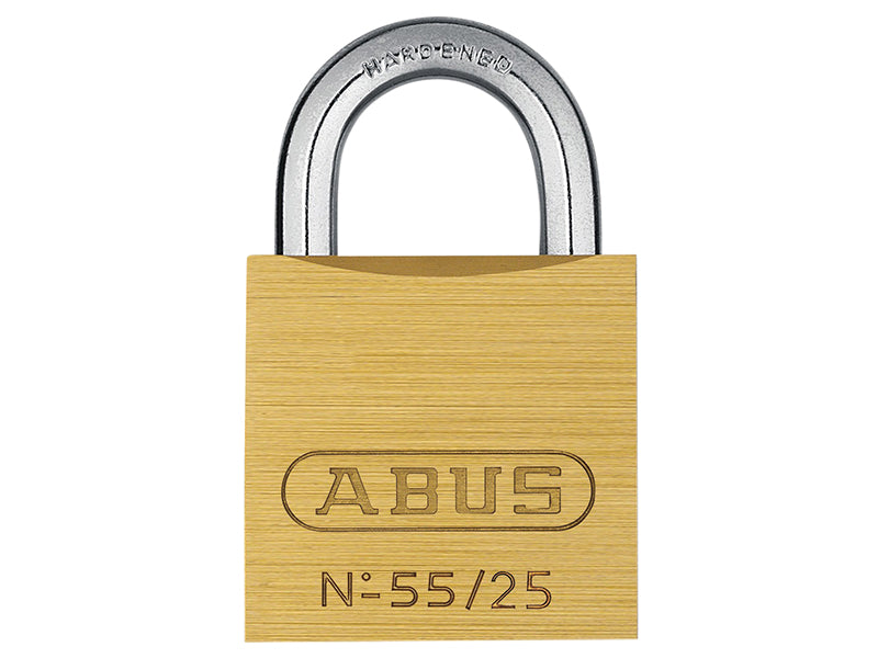 55/25mm Brass Padlock, ABUS Mechanical