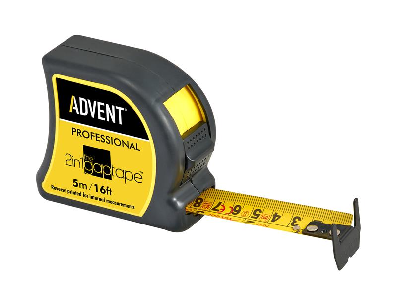 2-In-1 Double Sided Gap Pocket Tape 5m/16ft (Width 25mm), Advent