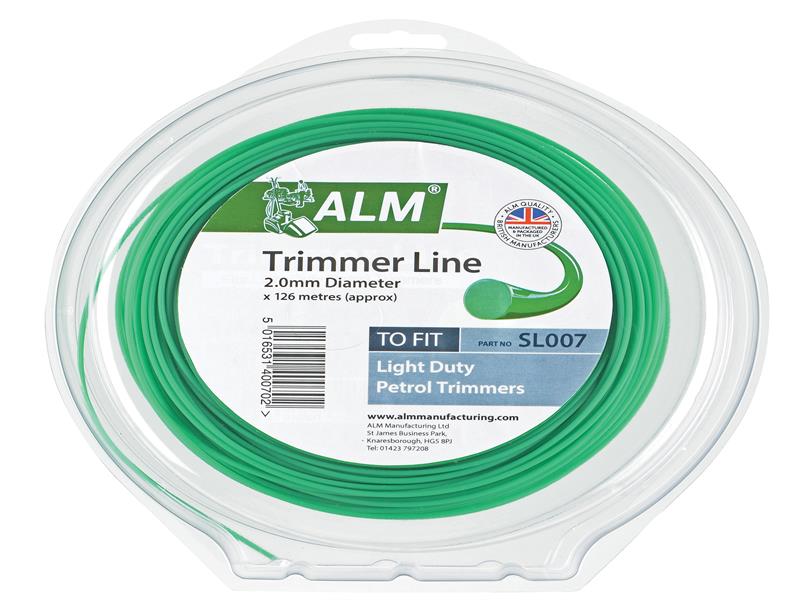SL007 Light-Duty Petrol Trimmer Line 2.0mm x 126m, ALM Manufacturing