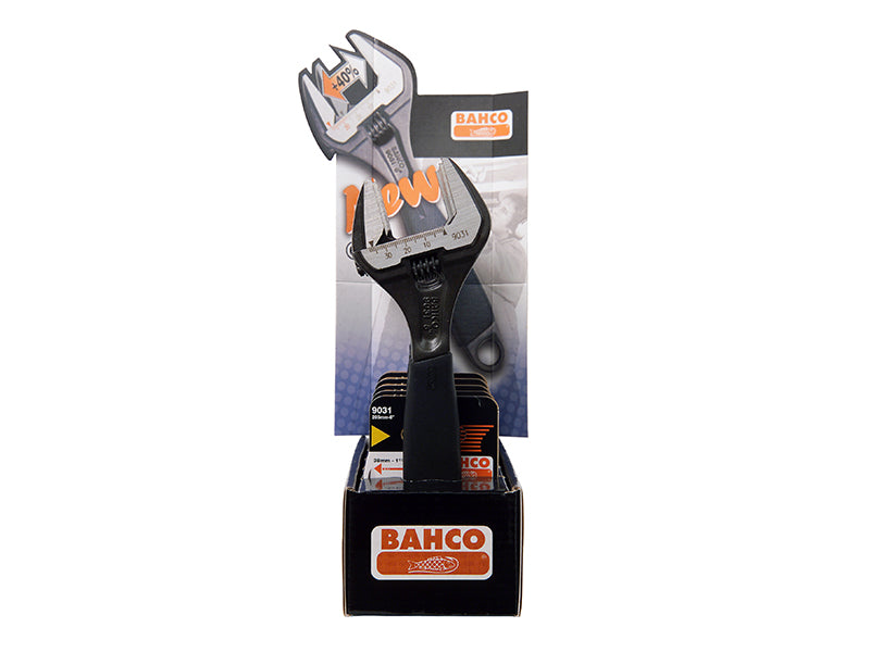 9031-5-Disp Display (5) Adjustable Wrenches, Bahco