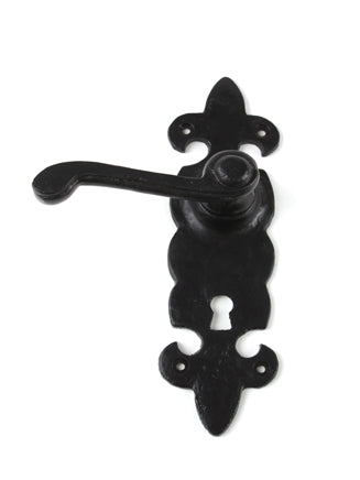 Black Antique Fleur de Leys / Ornate Lock Furniture EXB - KX906, Morgans OJ
