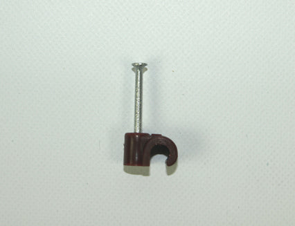 UF Brown Round Cable Clip, Morgans OJ