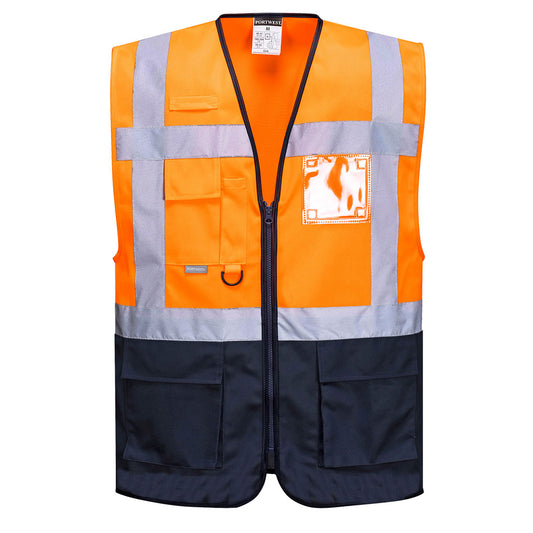 Warsaw Hi-Vis Contrast Executive Vest, Morgans PW