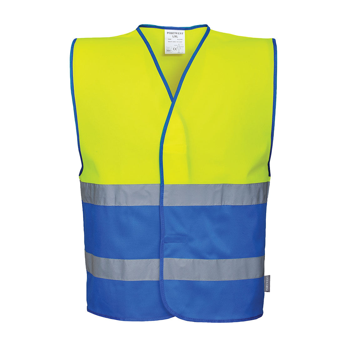 Hi-Vis Two Band Contrast Vest, Morgans PW