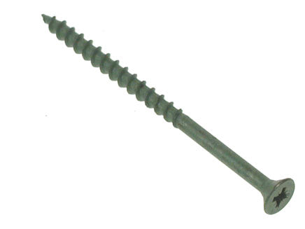 Decking Screws Pozi Csk Head Green Coating Contractor Pack, Morgans OJ