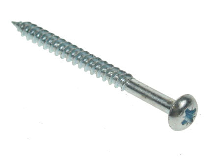 Twinthread Woodscrews Pozi Round Head BZP, Morgans OJ