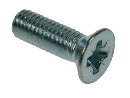 M8 Machine Screws Pozi Csk Head BZP, Morgans OJ