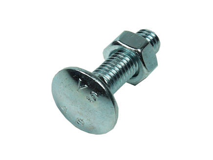 Cup Square Hex Bolt & Nut Bzp, Morgans OJ