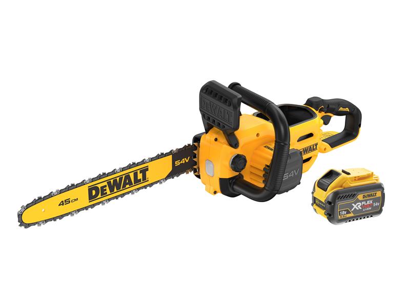 DCMCS574X XR FlexVolt Chainsaw 45cm Bar 54V 1 x 3.0Ah Li-ion, DEWALT
