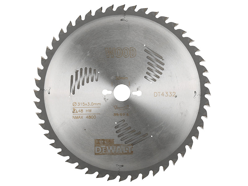 Series 60 Circular Saw Blade 315 x 30mm x 48T, DEWALT