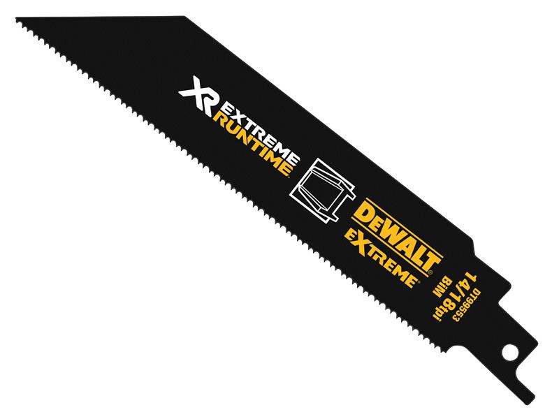 FlexVolt XR Metal Reciprocating Blade 152mm 14/18 TPI Pack of 5, DEWALT