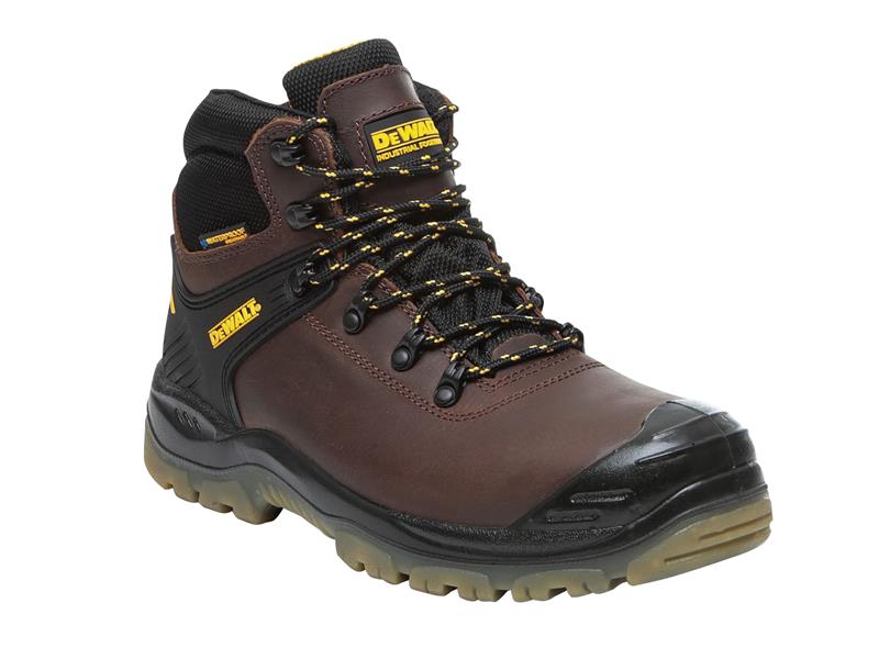 Newark S3 Waterproof Safety Hiker Boots Brown UK 8 EUR 42, DEWALT