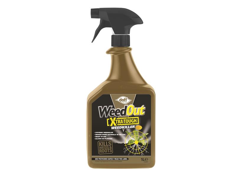 WeedOut Xtra Tough Weedkiller RTU 1 litre, DOFF