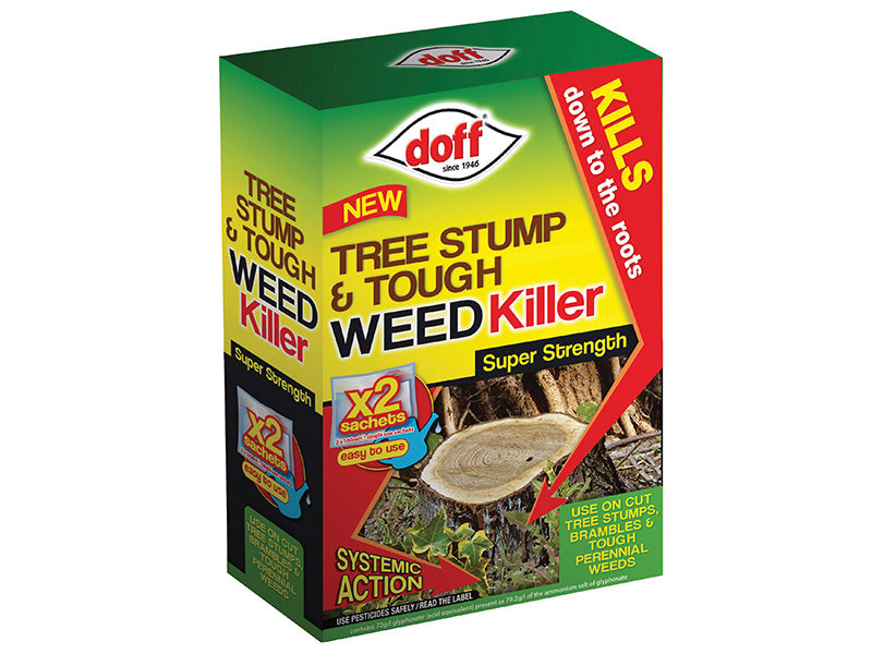 Tree Stump & Tough Weedkiller 2 Sachet, DOFF