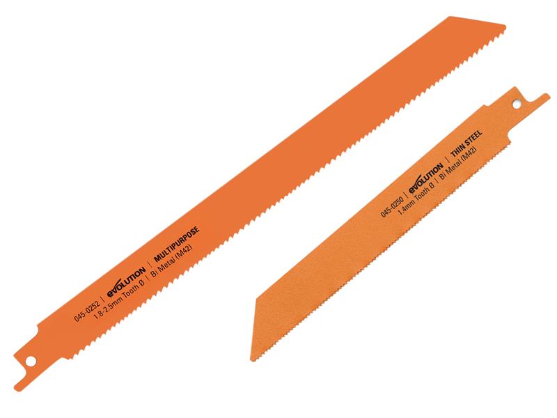 RAGE8® Thin Steel & Multi-Purpose Blade Pack, Evolution