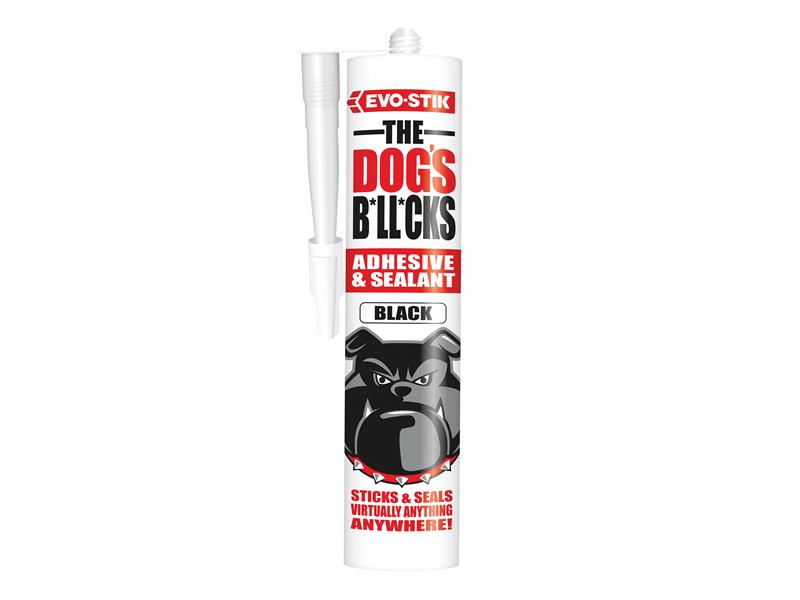 The Dog's B*ll*cks Multipurpose Adhesive & Sealant Black 290ml, EVO-STIK