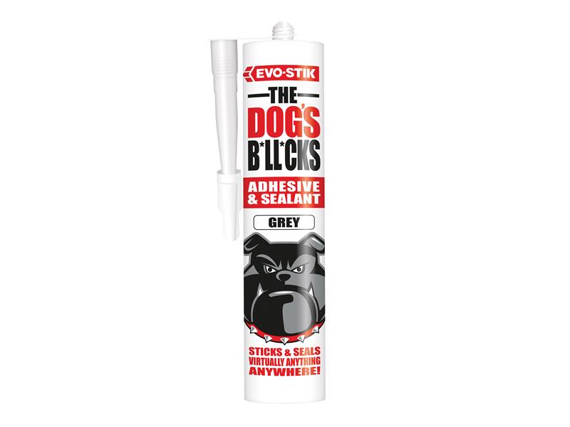 The Dog's B*ll*cks Multipurpose Adhesive & Sealant Grey 290ml, EVO-STIK