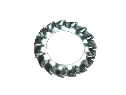 External Serrated Washers DIN 6798A BZP, Morgans OJ