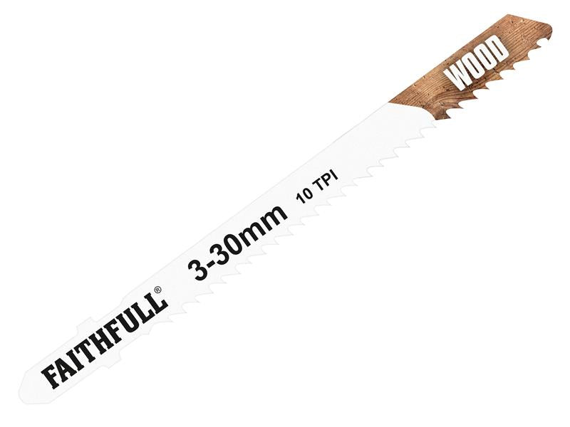 Laminate/Wood Jigsaw Blades Pack of 5 T101BR, Faithfull