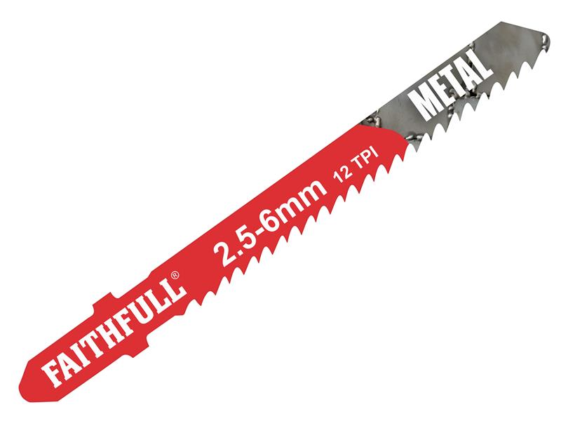 Metal Cutting Jigsaw Blades Pack of 5 T118B, Faithfull