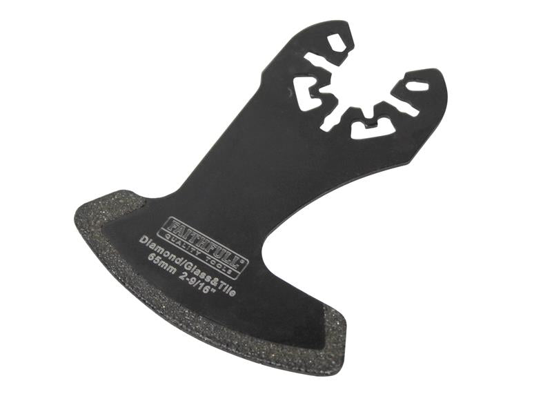Multi-Functional Tool Diamond Boot Ultra Thin Saw Blade 65mm, Faithfull