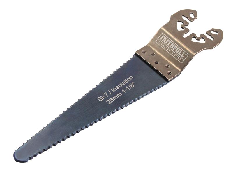 SK7 Wavy Edge Insulation Cutter Blade 100mm, Faithfull