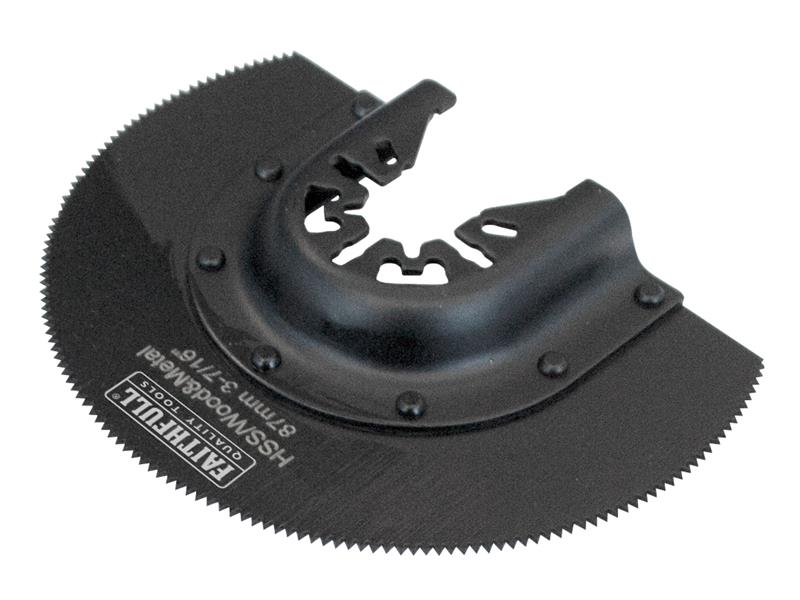 Multi-Functional Tool HSS Radial Blade Wood/Metal 87mm, Faithfull