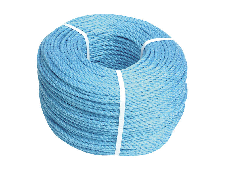 Blue Poly Rope 8mm x 220m, Faithfull