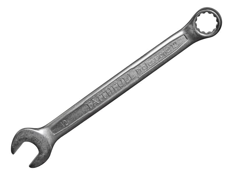 Combination Spanner CV Satin Finish 12mm, Faithfull