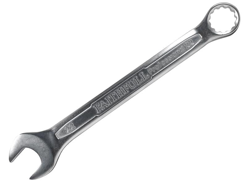 Combination Spanner CV Satin Finish 22mm, Faithfull