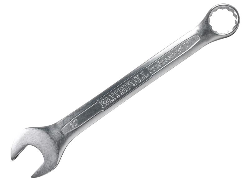 Combination Spanner CV Satin Finish 27mm, Faithfull