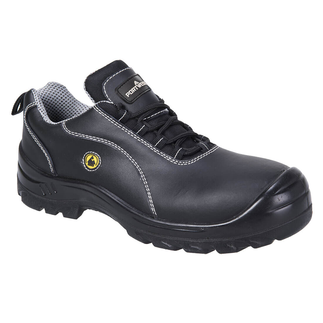 Portwest Compositelite ESD Leather Safety Shoe S1, Morgans PW
