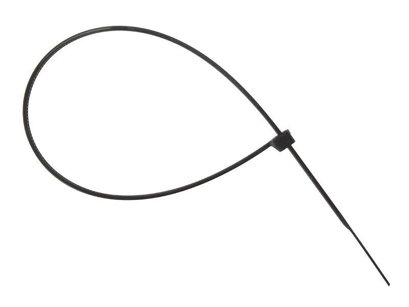 Cable Tie Black 7.6 x 380mm (Bag 100), ForgeFix