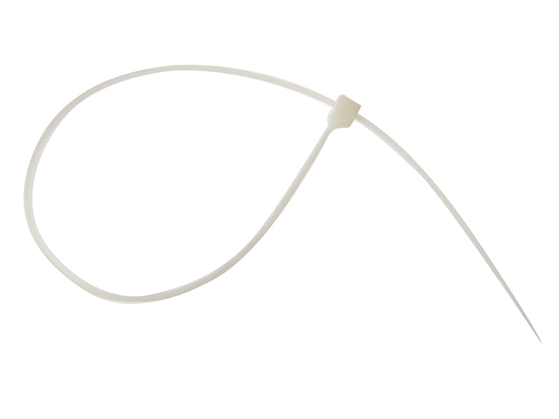 Cable Tie Natural/Clear 8.0 x 450mm (Bag 100), ForgeFix