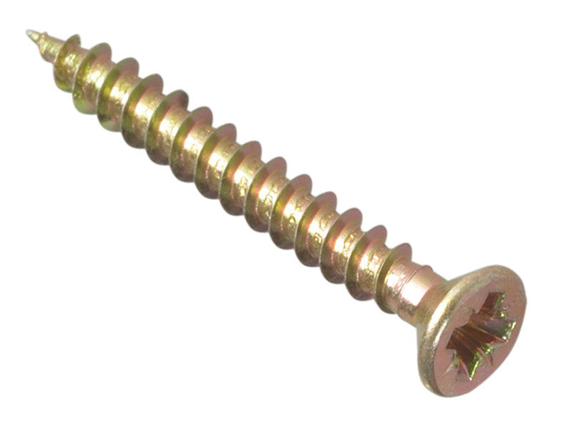 Multi-Purpose Pozi Compatible Screw CSK ST ZYP 3.5 x 35mm Box 200, ForgeFix