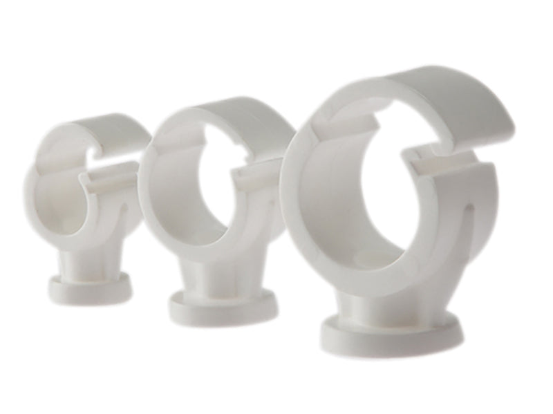 Pipe Clip Single Cliplock 22mm Box 100, ForgeFix