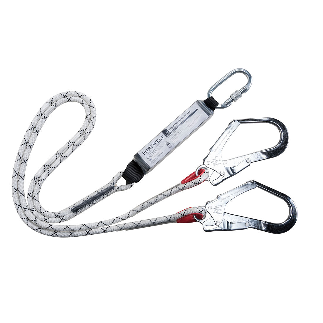 Double Kernmantle 1.8m Lanyard With Shock Absorber, Morgans PW
