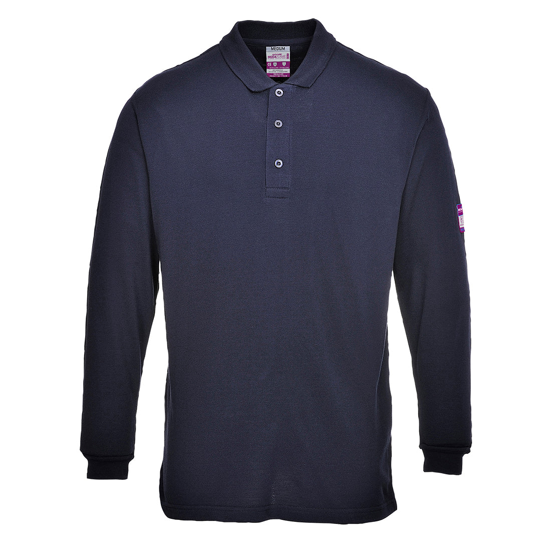 Flame Resistant Anti-Static Long Sleeve Polo Shirt, Morgans PW