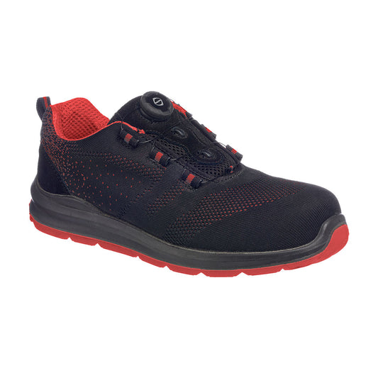Portwest Compositelite Wire Lace Safety Trainer Knit S1P, Morgans PW