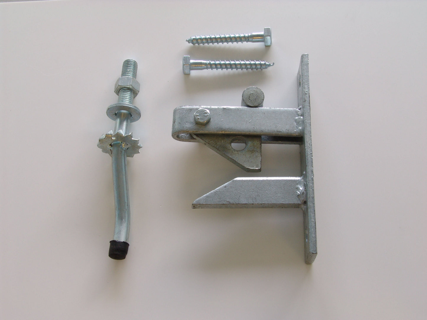 4200 Field Gate Catch and Cranked Peg c/w Fittings (FGC) HSG 178mm / 7", Morgans OJ