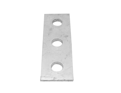 Flat Plate 3 Hole Bracket 40 X 126 HDG, Morgans OJ