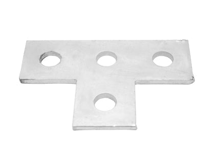 Flat T 4 Hole Bracket 89 X 138 HDG, Morgans OJ