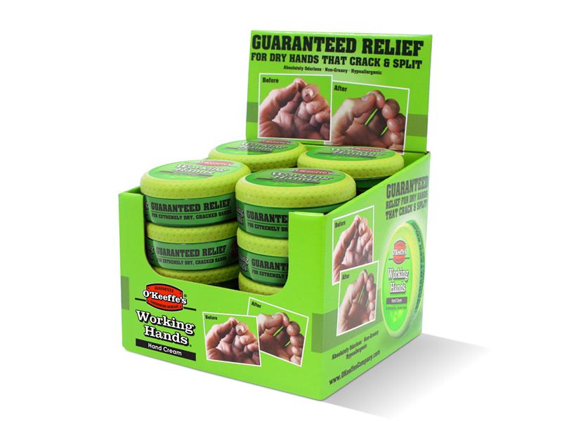 O'Keeffe's Working Hands Hand Cream CDU (16 x 96g Jars), Gorilla Glue