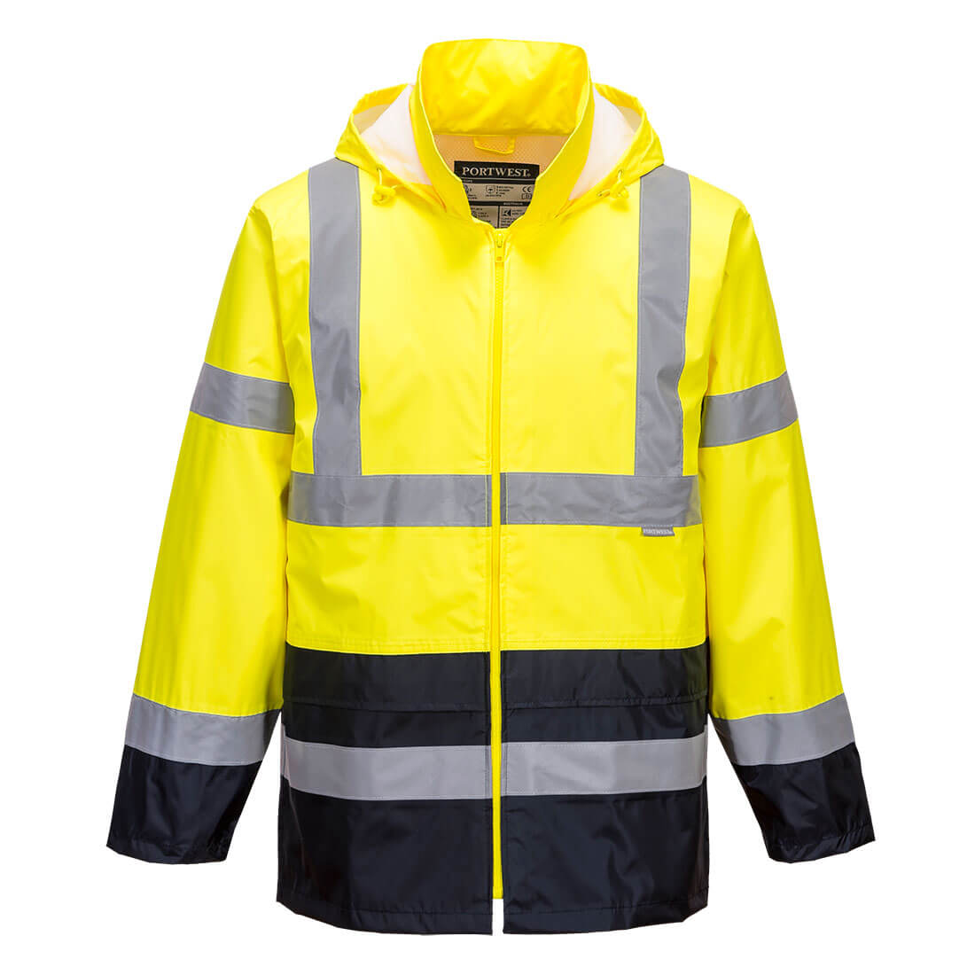 Hi-Vis Contrast Classic Rain Jacket, Morgans PW