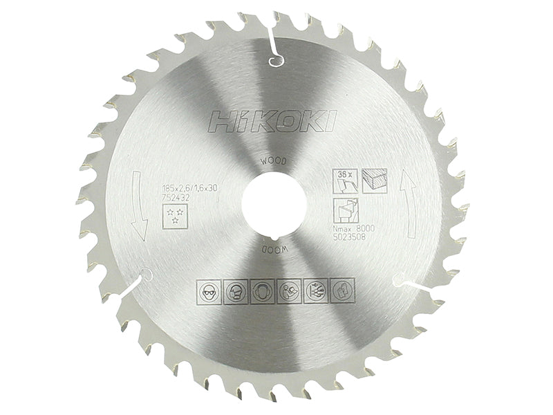 Circular Saw Blade 185 x 30mm x 36T, HiKOKI