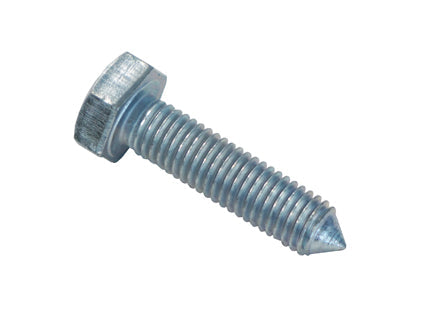 M10 - M10 X 40 HT Hex Sets Cone Point Zinc Plated, Morgans OJ